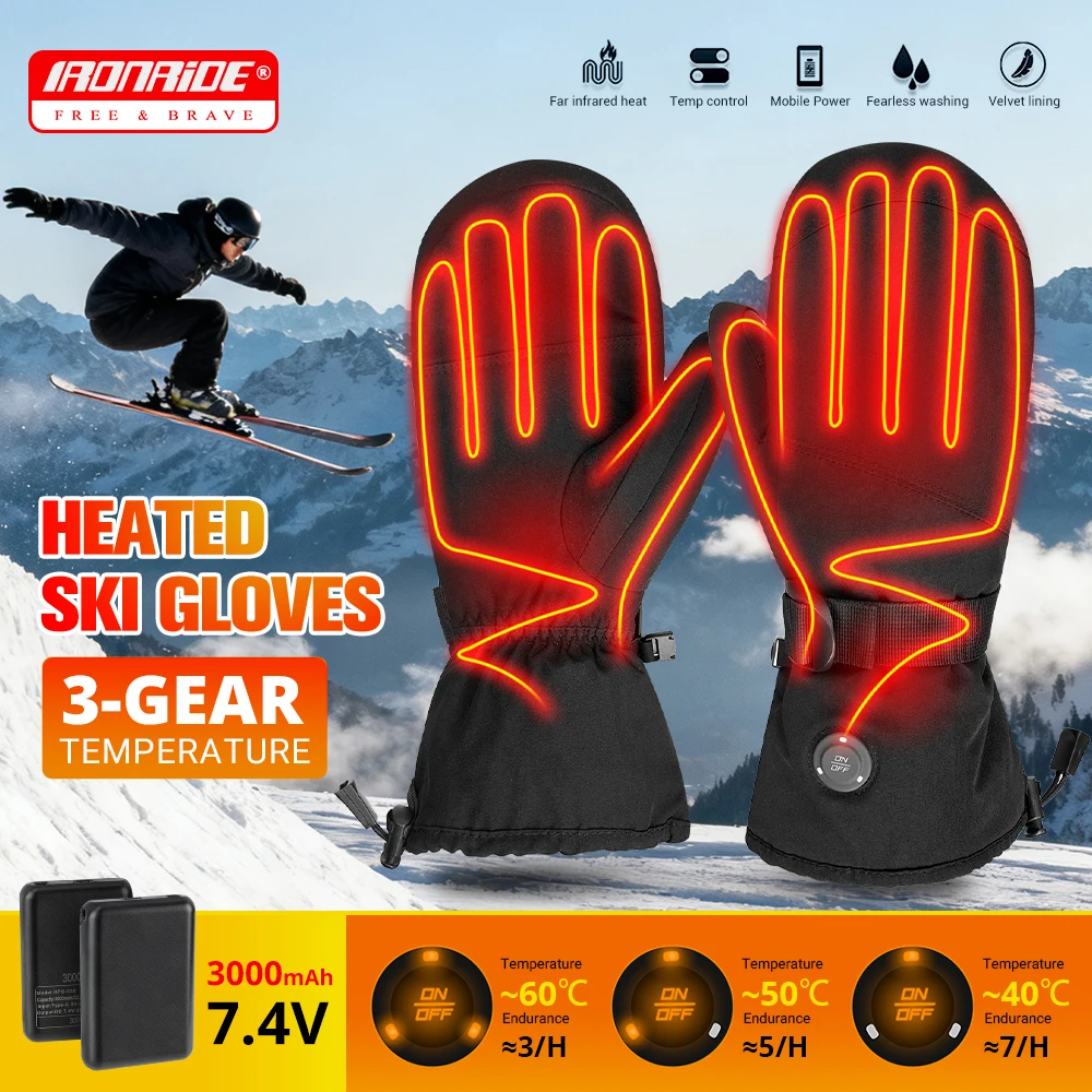 Лыжные перчатки с подогревом, зимние теплые лыжные перчатки с электрическим подогревом, мужские перчатки с подогревом для спорта на открытом воздухе, 3000 мАч, перезаряжаемые 7,4 В
Лыжные перчатки с подогревом, зимние теплые лыжные перчатки с электрическим подогревом, мужские перчатки с подогревом для спорта на открытом воздухе, 3000 мАч, перезаряжаемые 7,4 В