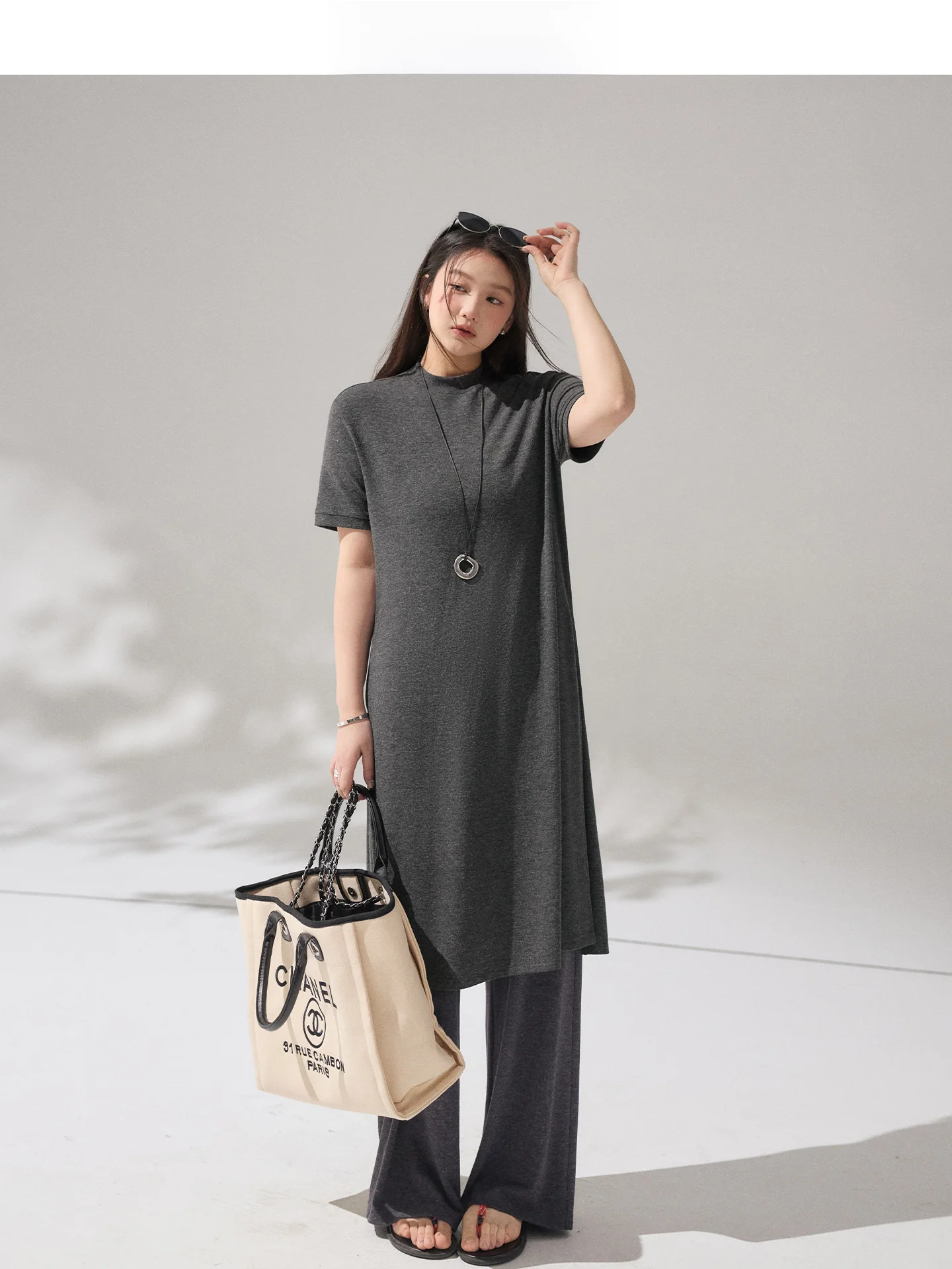 Long Sve T-irt And Straight Leg Pants ey Set plus Size High Waist Casual Faion Women's Spring Outfit Asourda
Long Sve T-irt And Straight Leg Pants ey Set plus Size High Waist Casual Faion Women's Spring Outfit Asourda