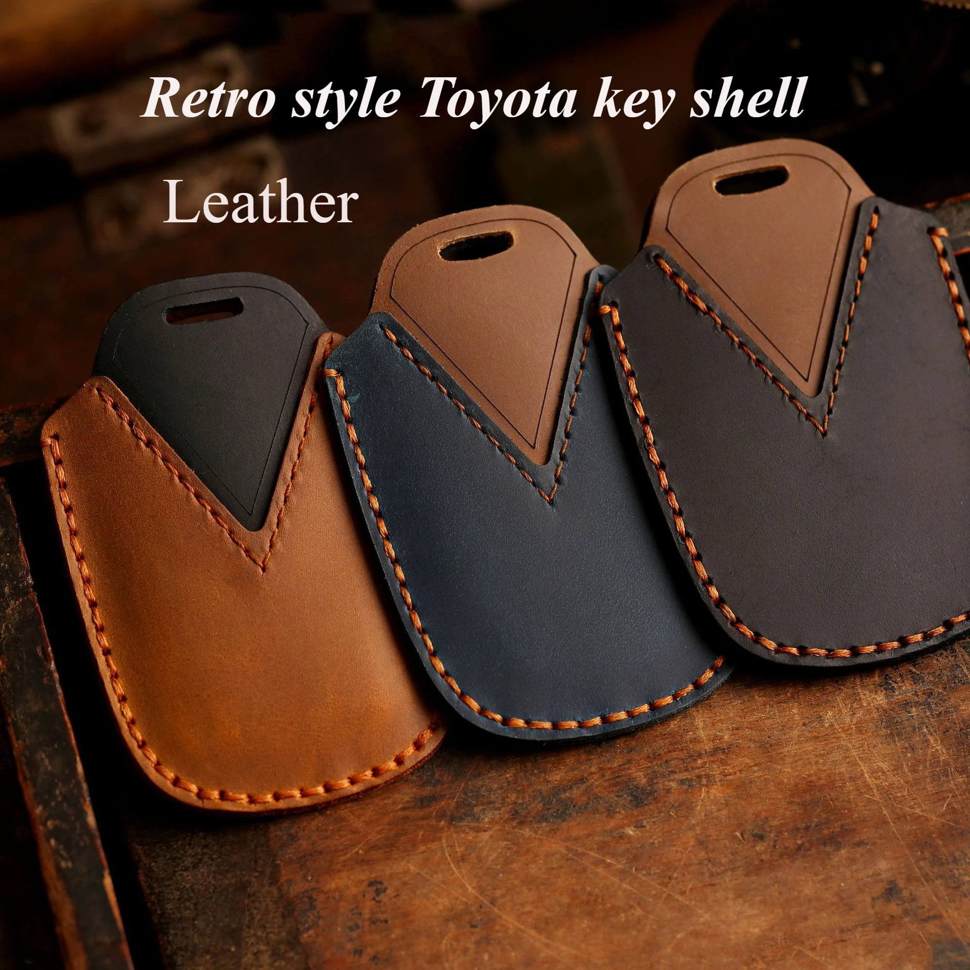 Retro Style Suitable for Toyota Alphard Keys Shell Genuine Leather Keychains and High-quality Handmade Genuine Leather Keysets
Retro Style Suitable for Toyota Alphard Keys Shell Genuine Leather Keychains and High-quality Handmade Genuine Leather Keysets