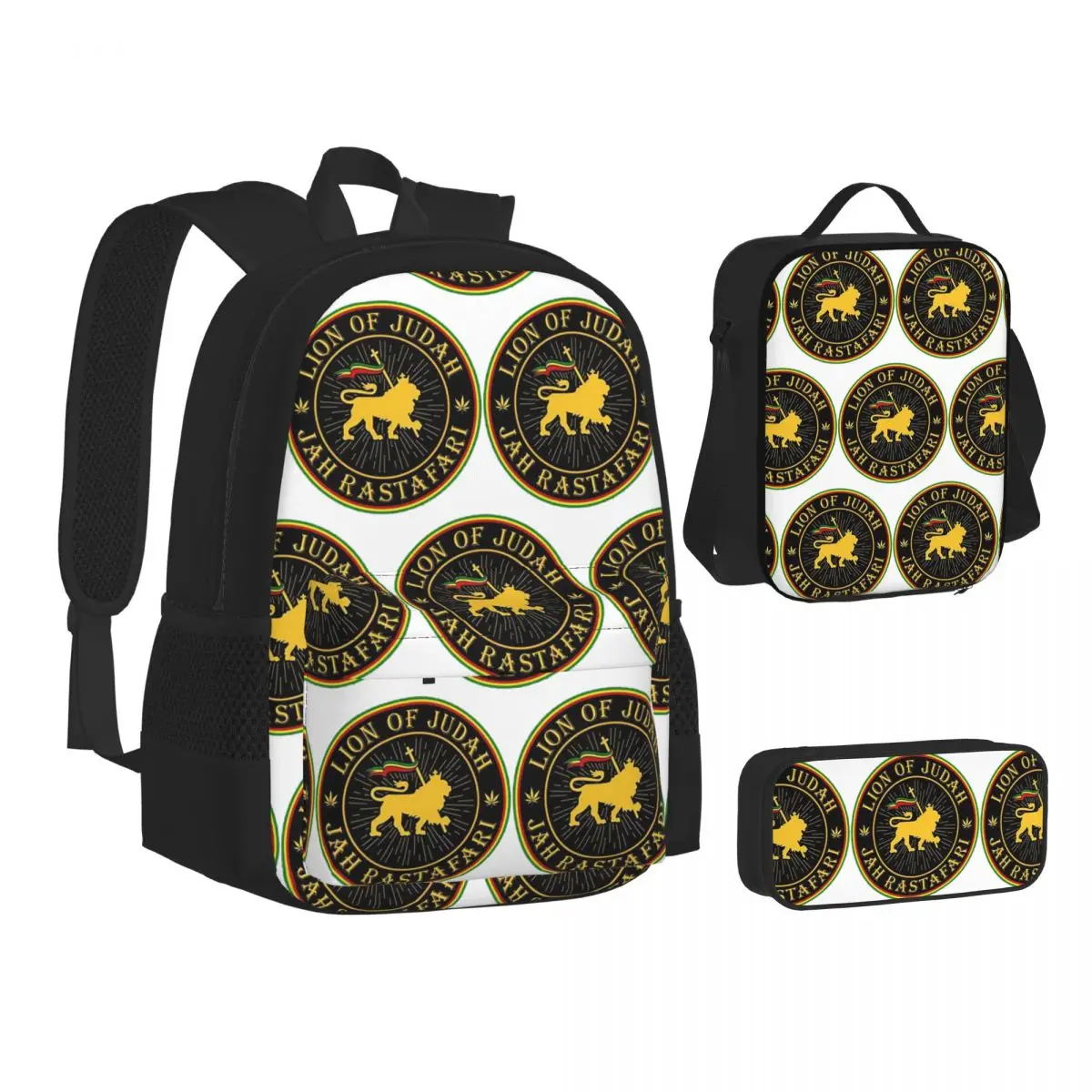 Rasta Lion Of Judah Star Of David Backpacks Boys Girls Bookbag School Bags Kids Rucksack Lunch Bag Pen Bag Three-Piece Set
Rasta Lion Of Judah Star Of David Backpacks Boys Girls Bookbag School Bags Kids Rucksack Lunch Bag Pen Bag Three-Piece Set