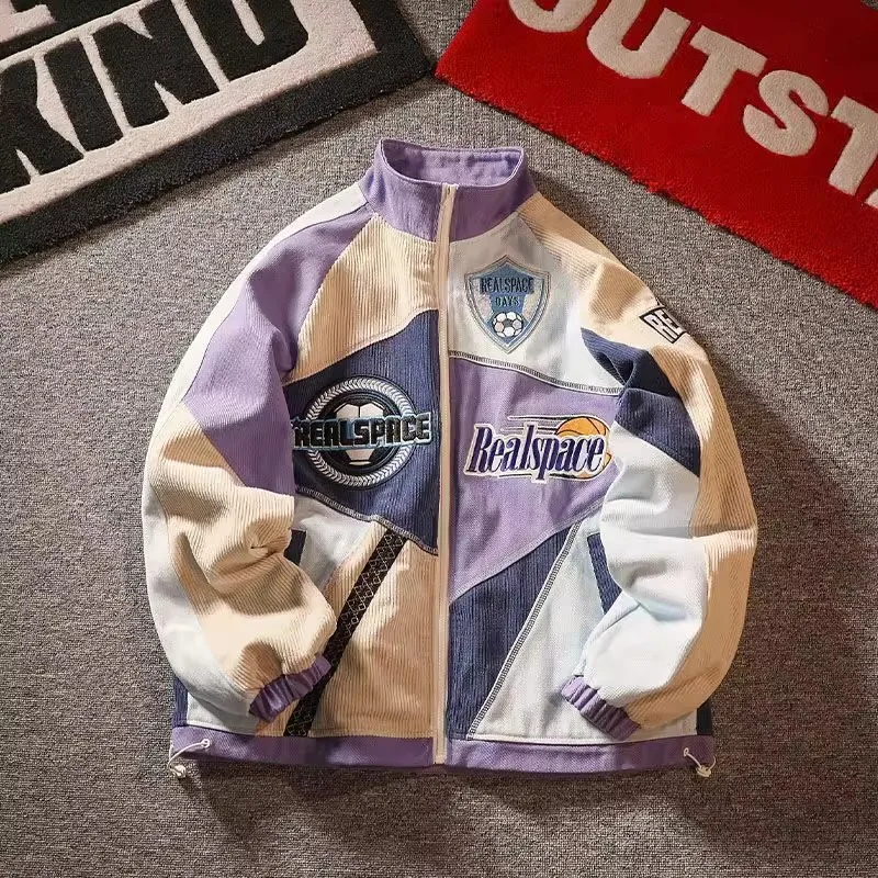 Loose Fit Men's Baseball Jaet Open Cardigan Outerwear Casual Racing Sle Polyester Fiber Autumn Winter plus Size Coat
Loose Fit Men's Baseball Jaet Open Cardigan Outerwear Casual Racing Sle Polyester Fiber Autumn Winter plus Size Coat