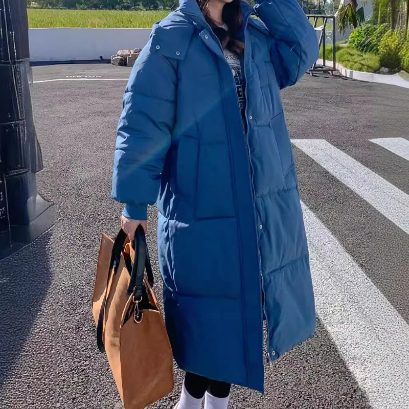 Thickened Bread Jacket Down Cotton Women's Loose Medium To Long Winter Coat 2025 New Edition
Thickened Bread Jacket Down Cotton Women's Loose Medium To Long Winter Coat 2025 New Edition