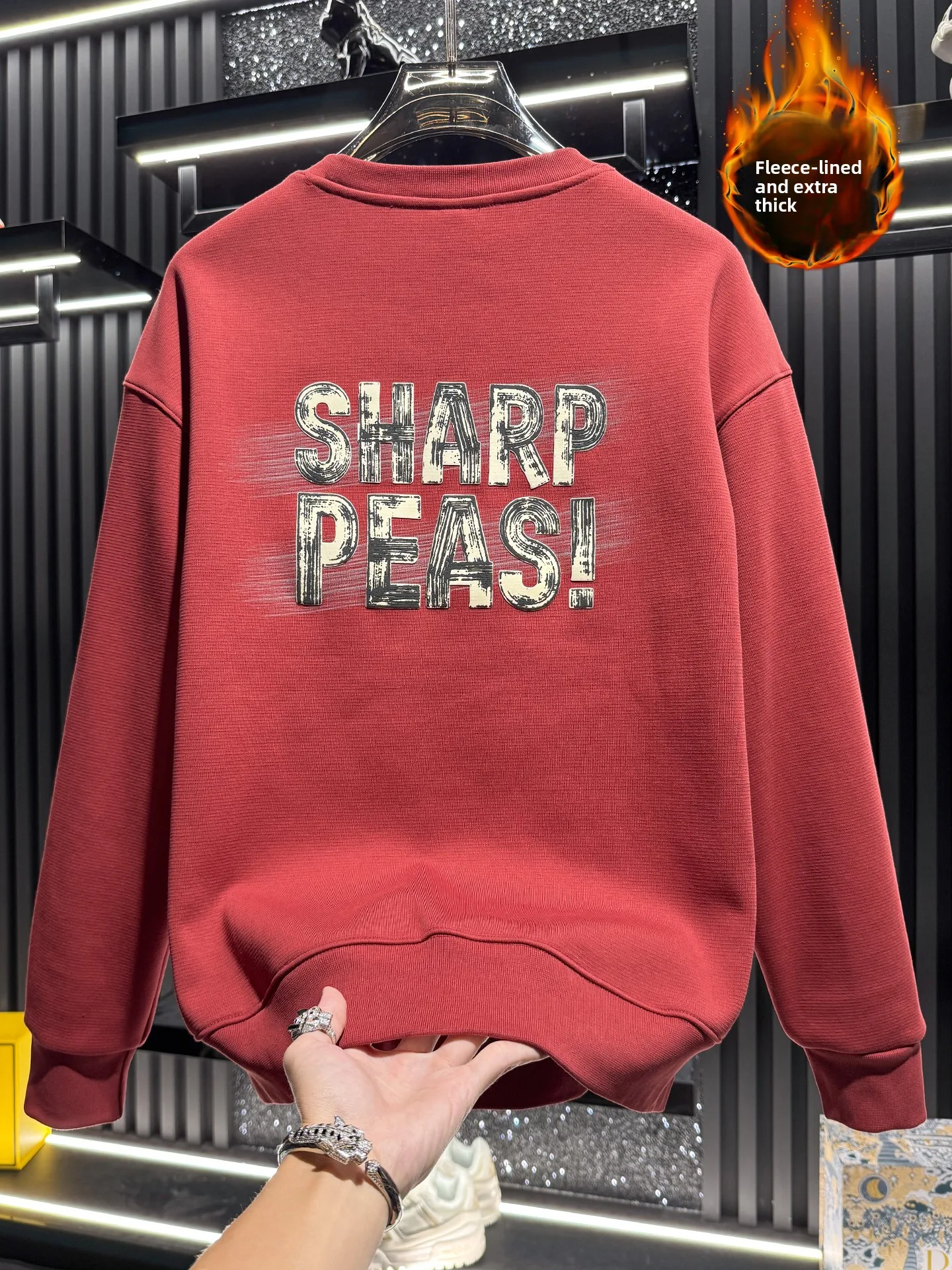 Мужская утепленная толстовка премиум-класса с круглым вырезом, длинными рукавами и буквенным принтом, повседневный топ для осени и зимы, удобный, из хлопка.
Мужская утепленная толстовка премиум-класса с круглым вырезом, длинными рукавами и буквенным принтом, повседневный топ для осени и зимы, удобный, из хлопка.