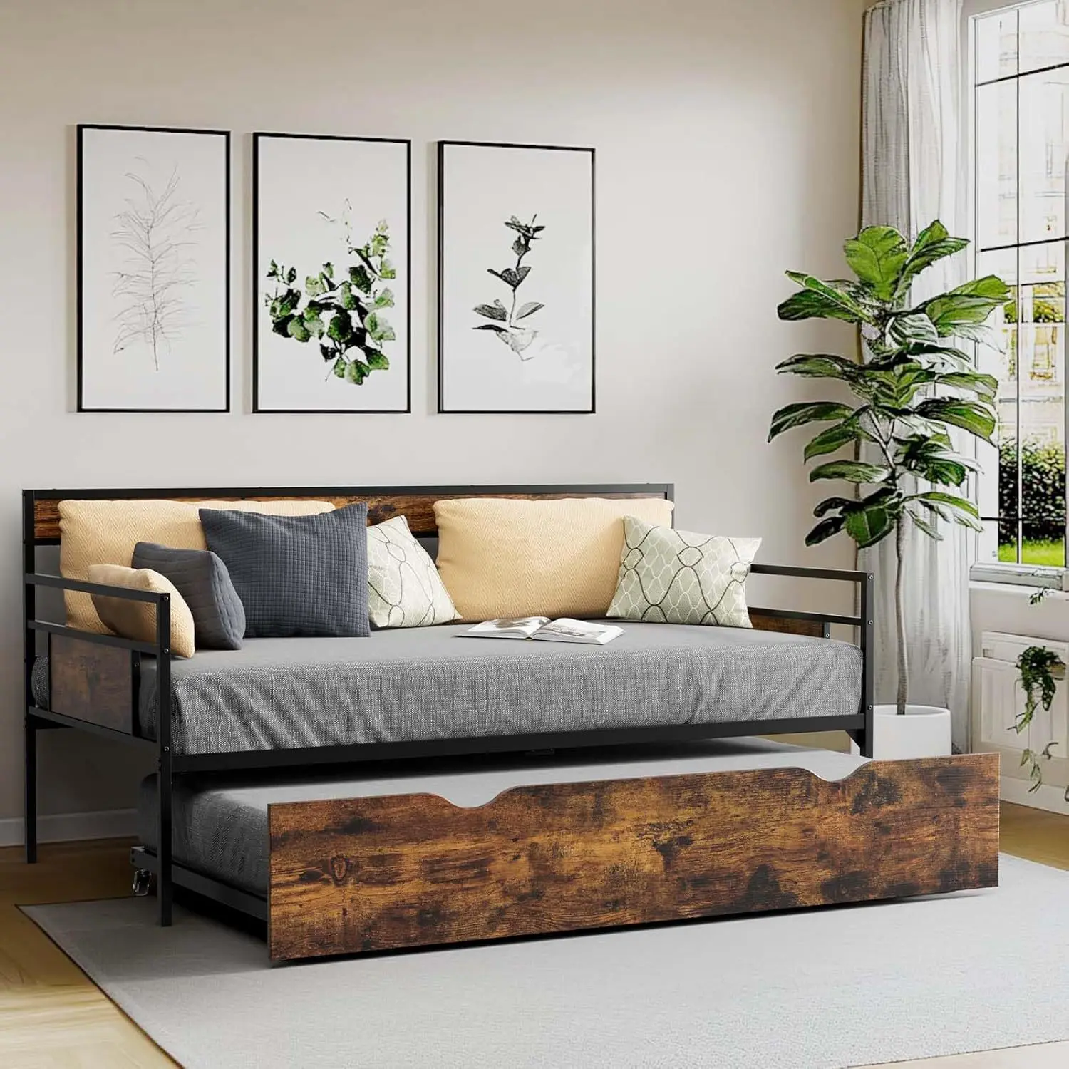 Living room metal double with mobile storage sofa bed two-in-one
Living room metal double with mobile storage sofa bed two-in-one