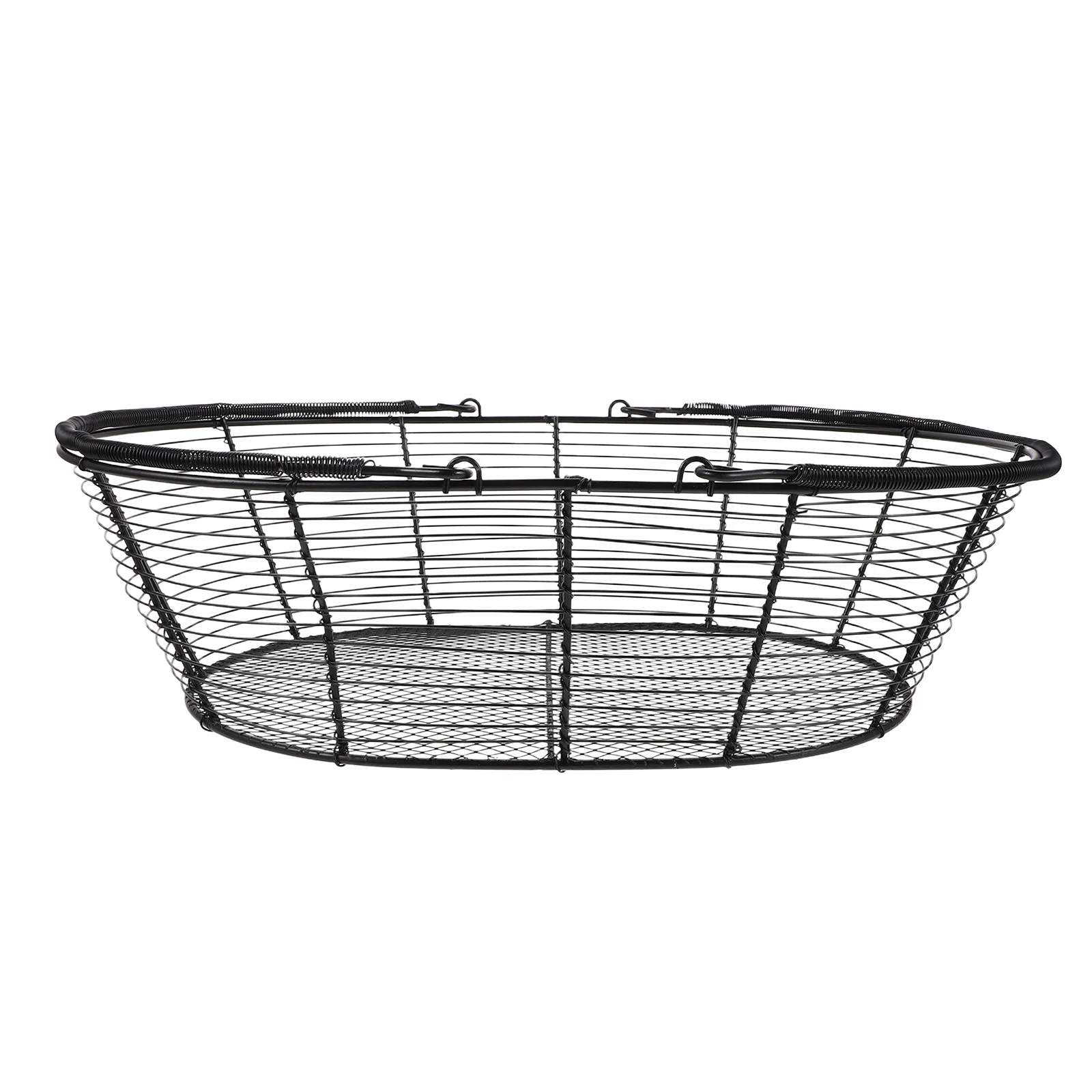 Iron Storage Basket Hollow-Out Metal Wire Mesh Basket Handles Kitchen Fruit Vegetable Snack Organizer Countertop Living Room
Iron Storage Basket Hollow-Out Metal Wire Mesh Basket Handles Kitchen Fruit Vegetable Snack Organizer Countertop Living Room