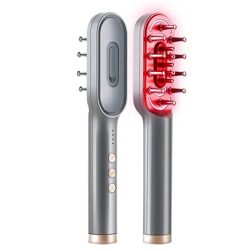 Hair Growth Products Scalp Care Devices Hairbrush Blue Red Pink Led Light Therapy Scalp Massage Hair Straightener Comb
Hair Growth Products Scalp Care Devices Hairbrush Blue Red Pink Led Light Therapy Scalp Massage Hair Straightener Comb