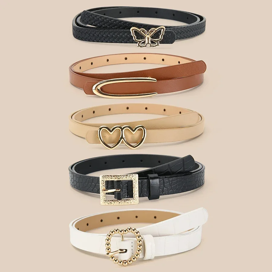 5 шт./компл. новые модные ремни с пряжкой, винтажный однотонный ремень из искусственной кожи, повседневные джинсы, брюки, ремень для женщин
5 шт./компл. новые модные ремни с пряжкой, винтажный однотонный ремень из искусственной кожи, повседневные джинсы, брюки, ремень для женщин