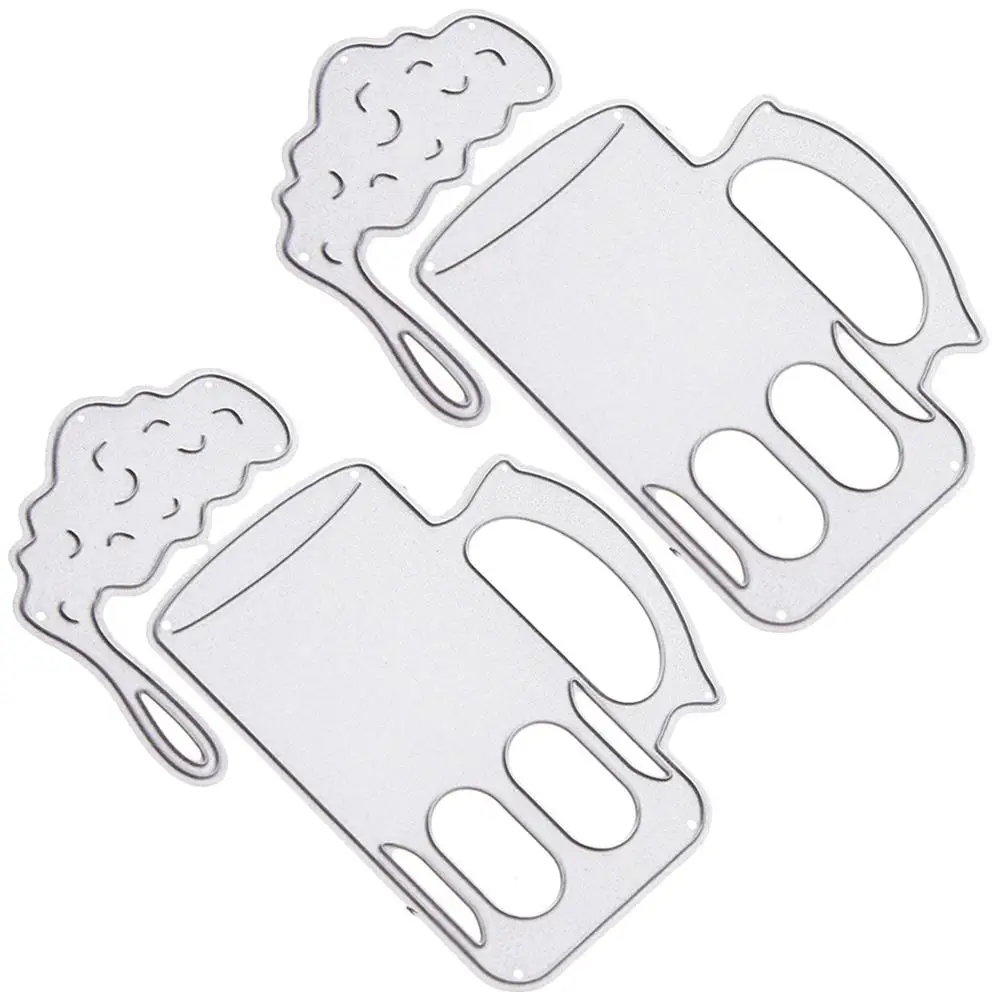 2 Pcs Silver Carbon Steel Knife Mold DIY Cutting Dies for Beer Cup Embossing Paper Crafts Tool Photo Album Decor
2 Pcs Silver Carbon Steel Knife Mold DIY Cutting Dies for Beer Cup Embossing Paper Crafts Tool Photo Album Decor