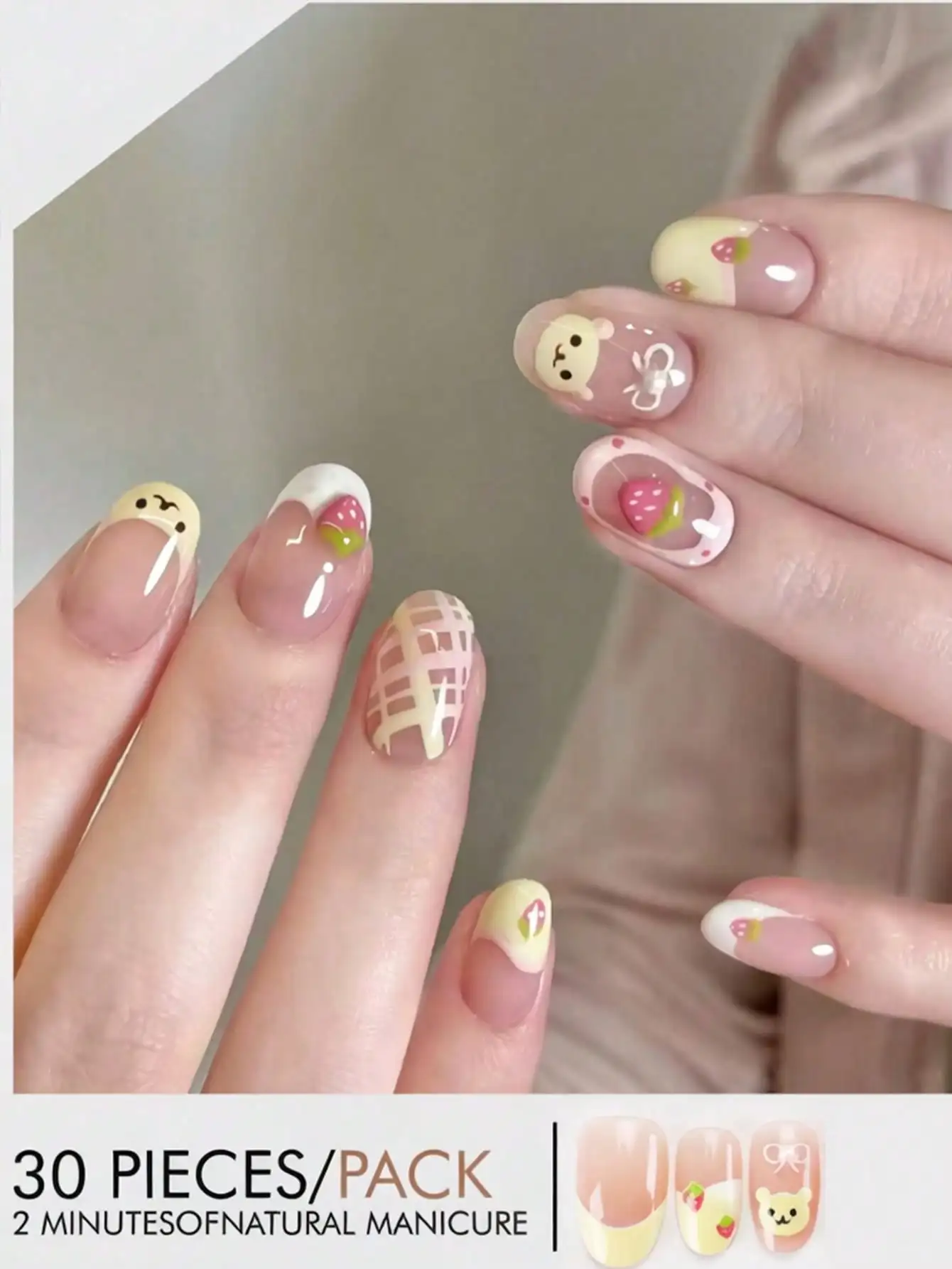 Upgrade Your Look With Y2K Style! Transform Your Nails With 24pcs Medium Square Shape Press-On Fake Gel Nails And Cool Style: Flashy Gold Glitter French Nail Design With Black Zebra Pattern Luxurious Fashion Y2K Style: Black Leopard Print French Nails Wit
Upgrade Your Look With Y2K Style! Transform Your Nails With 24pcs Medium Square Shape Press-On Fake Gel Nails And Cool Style: Flashy Gold Glitter French Nail Design With Black Zebra Pattern Luxurious Fashion Y2K Style: Black Leopard Print French Nails Wit