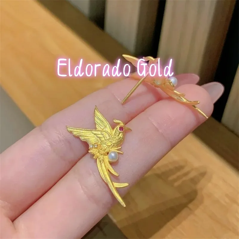 Eldorado Gold Eldorado 2025 2025Au750 18K Gold Phoenix Earrings For Women, Set With Pearls And Diamonds, Luxurious Jewelry, Th
Eldorado Gold Eldorado 2025 2025Au750 18K Gold Phoenix Earrings For Women, Set With Pearls And Diamonds, Luxurious Jewelry, Th