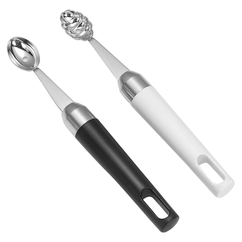 2 Pcs Stainless Steel Fruit Digging Scoop Kitchen Gadgets Creative Tools Watermelon Cantaloupe Spoon Easy Clean Smooth
2 Pcs Stainless Steel Fruit Digging Scoop Kitchen Gadgets Creative Tools Watermelon Cantaloupe Spoon Easy Clean Smooth
