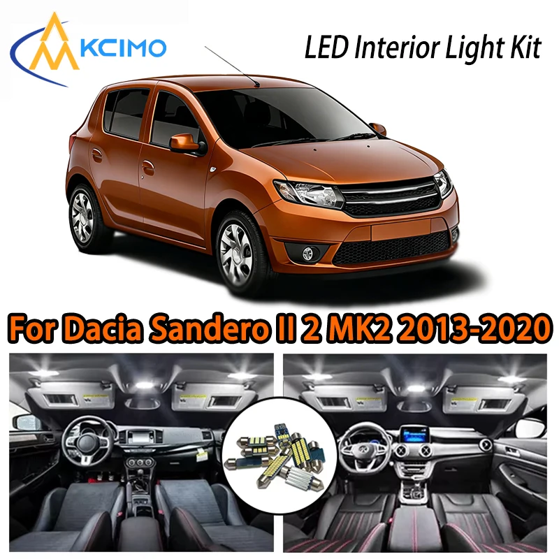 Bright LED Interior Lights White Blue For Dacia Sandero II 2 MK2 2013-2020, Two Colors Choice Easy Install Atmosphere
Bright LED Interior Lights White Blue For Dacia Sandero II 2 MK2 2013-2020, Two Colors Choice Easy Install Atmosphere