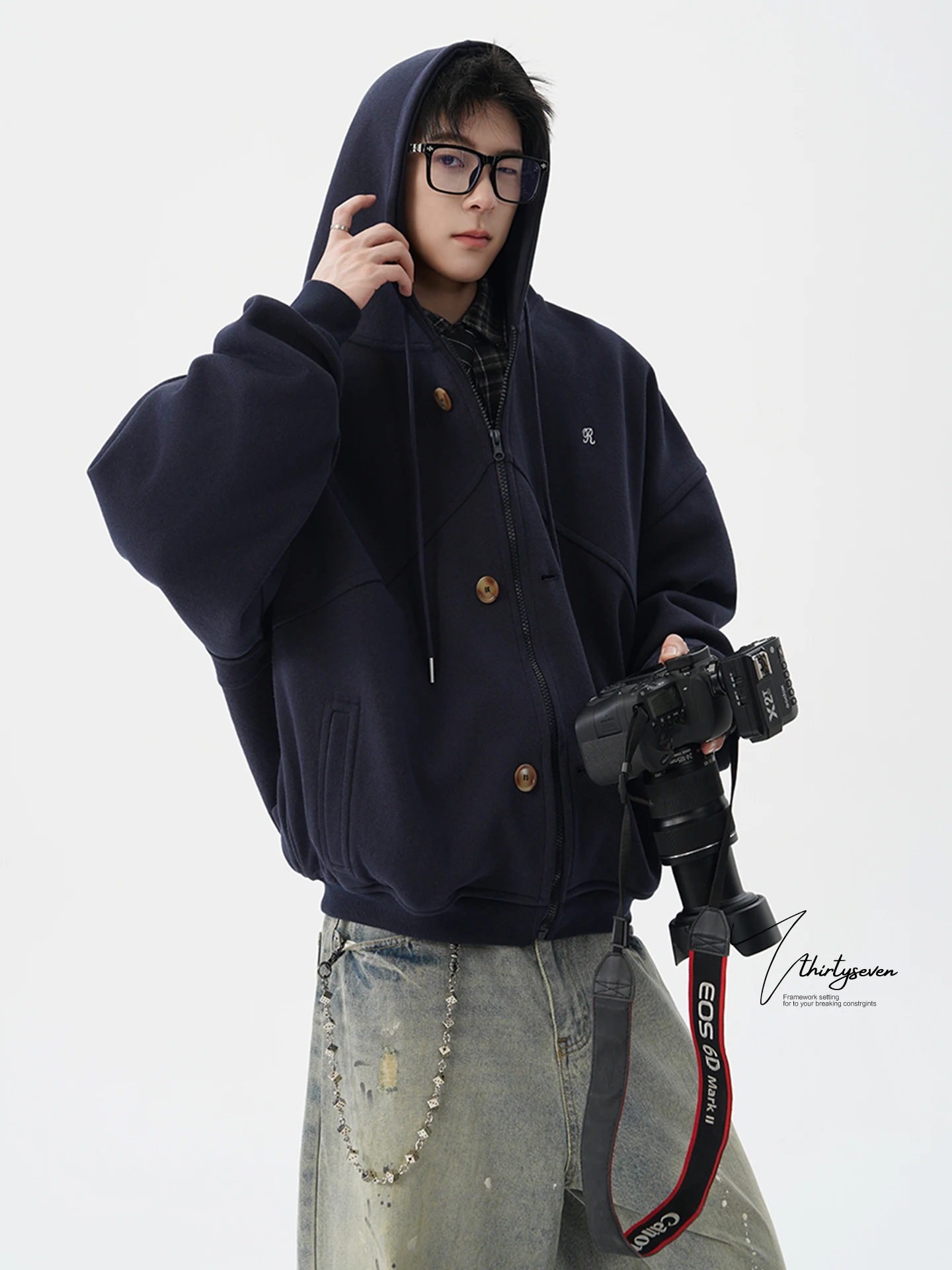 V37 Heavyweight Boxy ort Jaet Men's Faion Brand Design Patchwork Hoodie High Street Open Cardigan Top Spring Autumn
V37 Heavyweight Boxy ort Jaet Men's Faion Brand Design Patchwork Hoodie High Street Open Cardigan Top Spring Autumn