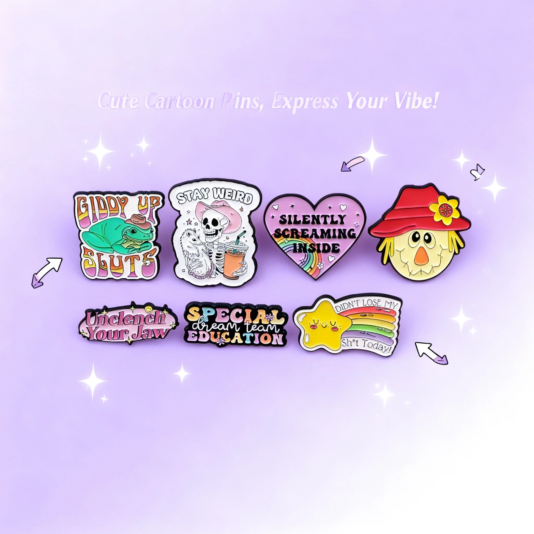 Star Love Rainbow Brooch Pin Badge Clothing Backpack Accessory Fashion Hot Selling Alloy Lapel
Star Love Rainbow Brooch Pin Badge Clothing Backpack Accessory Fashion Hot Selling Alloy Lapel