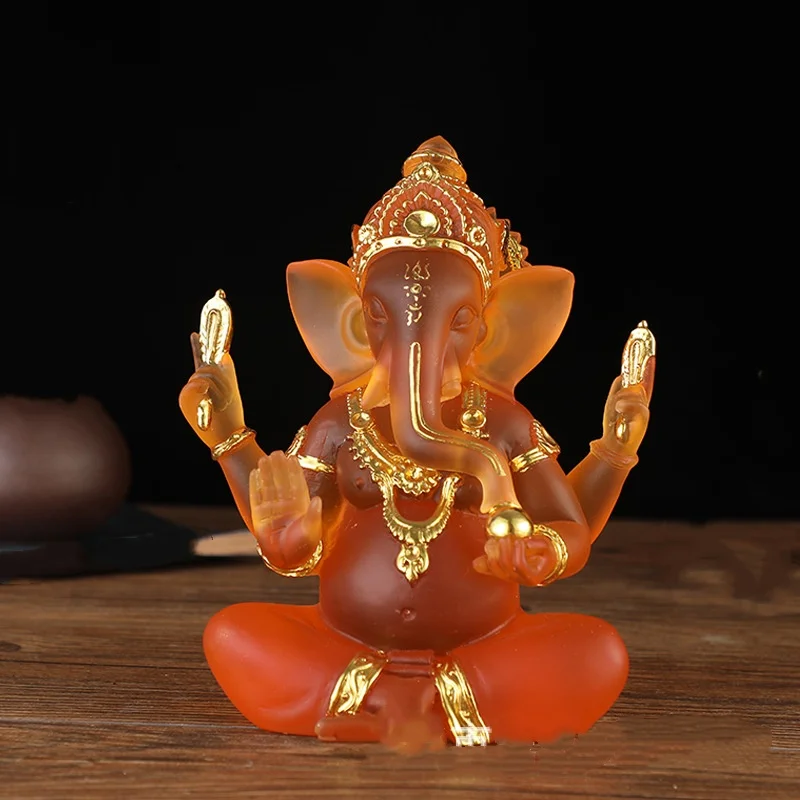 Indian Elephant God Resin Craft - Southeast Asian Ganesha Water Glass Buddha Statue
Indian Elephant God Resin Craft - Southeast Asian Ganesha Water Glass Buddha Statue