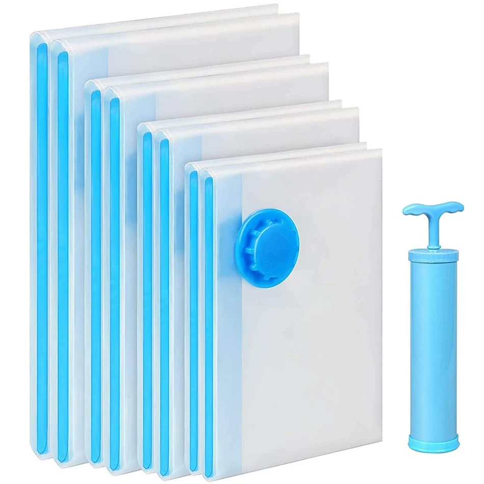 Vacuum Storage Bags For Clothes Pillows Bedding Blanket More Space Save Durable Travel Compression Packing Hand Pump Seal Zipper
Vacuum Storage Bags For Clothes Pillows Bedding Blanket More Space Save Durable Travel Compression Packing Hand Pump Seal Zipper