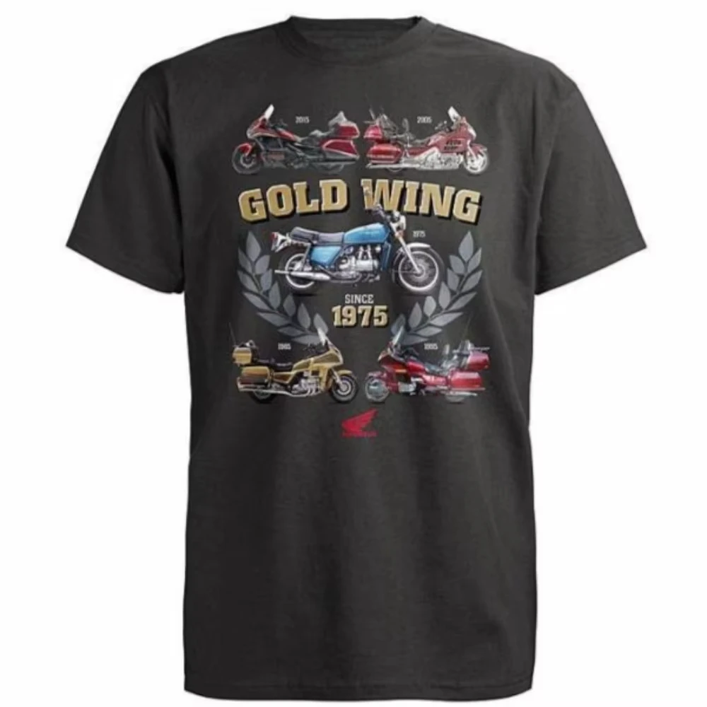 Honda Trendy Hot Items Men's Women's T-shirt Summer Cotton Tee Honda Gold Wing Since 1975 Spring Autumn Motorcycle Cycling Top
Honda Trendy Hot Items Men's Women's T-shirt Summer Cotton Tee Honda Gold Wing Since 1975 Spring Autumn Motorcycle Cycling Top
