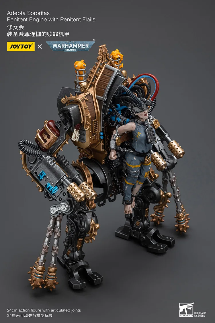 JOYTOY Warhammer 40K Adepta Sororitas Penitent Engine With Penitent Flails Action Figures Doll Collection Decoration Gift
JOYTOY Warhammer 40K Adepta Sororitas Penitent Engine With Penitent Flails Action Figures Doll Collection Decoration Gift
