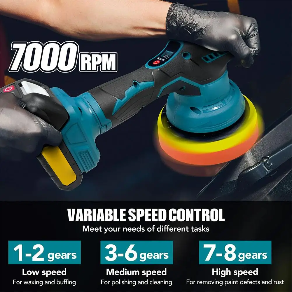 8-ступенчатая регулируемая полировальная машина для автомобиля, портативный инструмент для полировки воском с высокой глазурью, герметизирующий электрический автомобильный качественный беспроводной Q1p8
8-ступенчатая регулируемая полировальная машина для автомобиля, портативный инструмент для полировки воском с высокой глазурью, герметизирующий электрический автомобильный качественный беспроводной Q1p8
