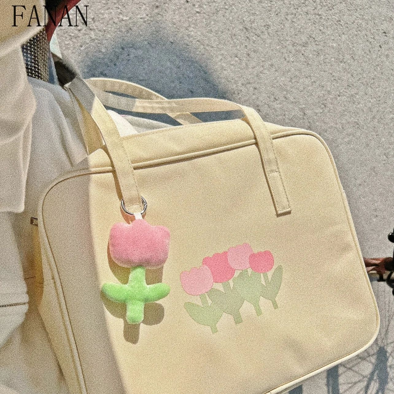 Japanese and Korean Style Casual Bags for Women Large Capacity Sweet Cute Student Handbag School Computer Top-Handle Bag
Japanese and Korean Style Casual Bags for Women Large Capacity Sweet Cute Student Handbag School Computer Top-Handle Bag