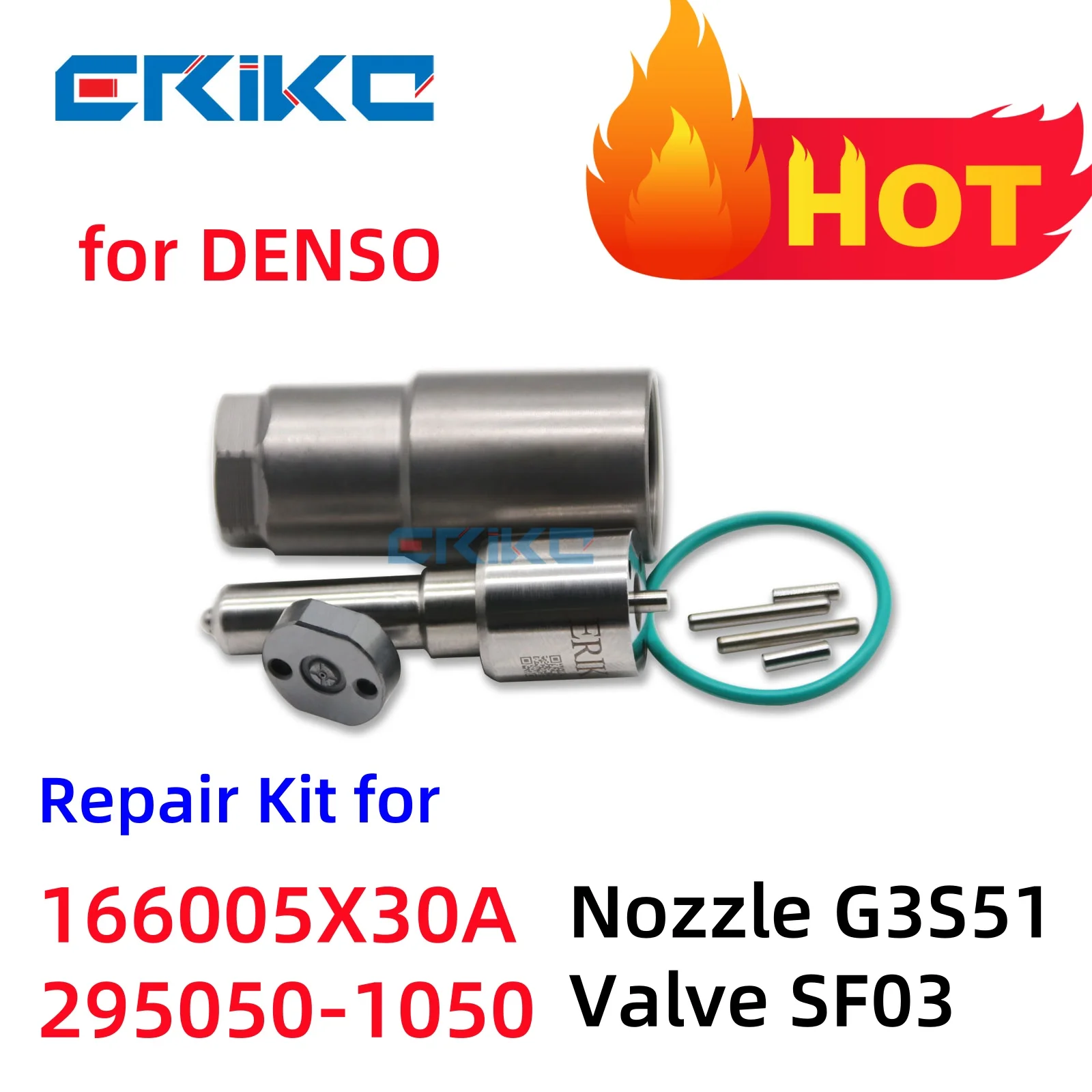 ERIKC 16600-5X30A Repair Kit Nozzle G3S51 Valve SF03 FOR Nissan Navara 295050-1050 DCRI301050 9729505-105 166005X30A
ERIKC 16600-5X30A Repair Kit Nozzle G3S51 Valve SF03 FOR Nissan Navara 295050-1050 DCRI301050 9729505-105 166005X30A