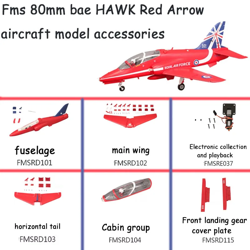 Fms 80 мм Bae Hawk Red Arrow аксессуары для моделей самолетов, основное крыло, кабина с плоским хвостом, выдвижная крышка шасси и т. д.
Fms 80 мм Bae Hawk Red Arrow аксессуары для моделей самолетов, основное крыло, кабина с плоским хвостом, выдвижная крышка шасси и т. д.