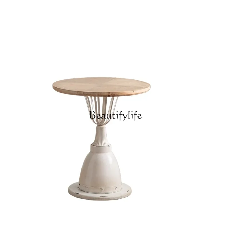 ls 27Art small round table sofa small apartment light luxury coffee table balcony creative round home simple 
ls 27Art small round table sofa small apartment light luxury coffee table balcony creative round home simple