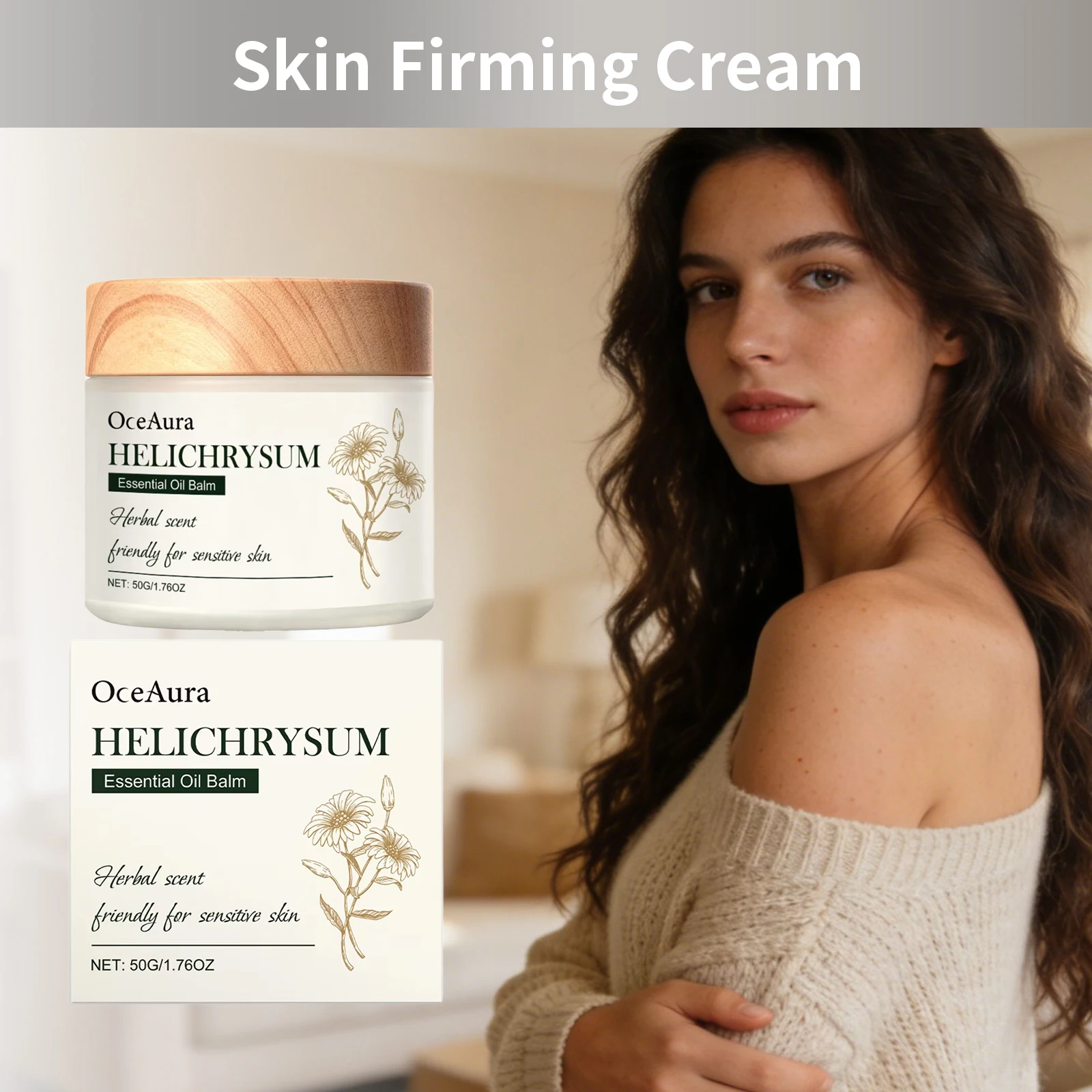 OCEAURA Skin Firm Cream Enhance Resilience Hydrate Exfoliate Improve Dullness Shrink Pore Reduce Fine Line Body Moisturize Cream
OCEAURA Skin Firm Cream Enhance Resilience Hydrate Exfoliate Improve Dullness Shrink Pore Reduce Fine Line Body Moisturize Cream