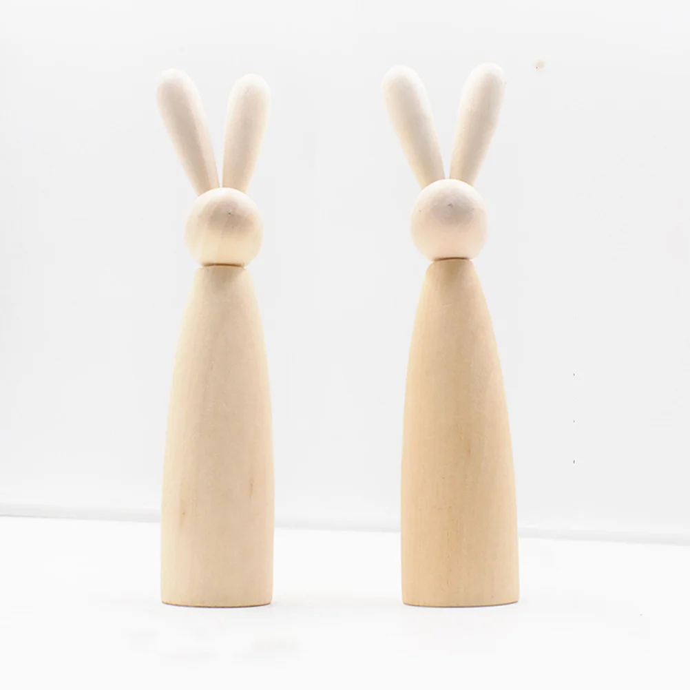 2Pcs DIY Wooden Rabbit Ornament Unfinished Wood Craft for Painting Home Decor Gift Wooden Rabbit Ornament Desk Decorations
2Pcs DIY Wooden Rabbit Ornament Unfinished Wood Craft for Painting Home Decor Gift Wooden Rabbit Ornament Desk Decorations