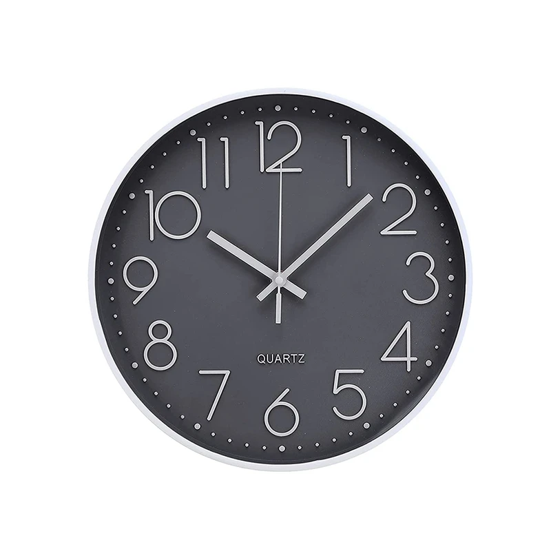 30Cm Round Wall Clock Modern Quartz Wall Clock Without Ticking Noises, Wall Clock Children, Wall Clock Large, Clockwork
30Cm Round Wall Clock Modern Quartz Wall Clock Without Ticking Noises, Wall Clock Children, Wall Clock Large, Clockwork