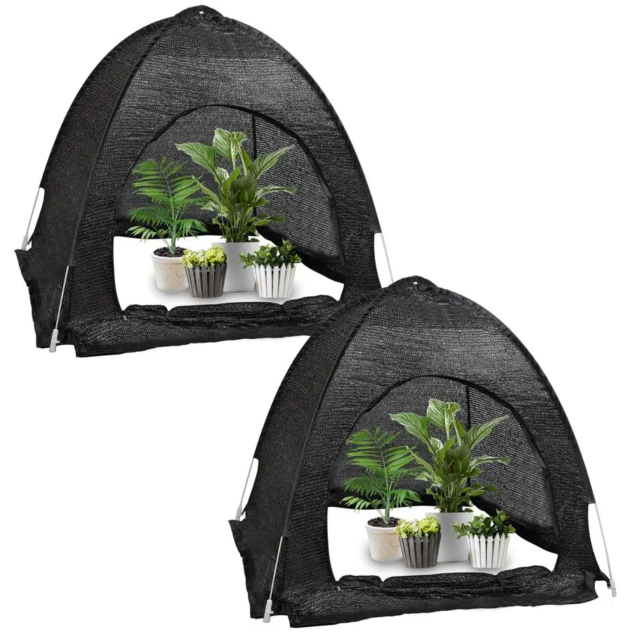 2 Pcs 70 Plant Shade Tent for Garden, 33.5x35.5x31.5 inch Sun Shade Netting Cloth for Outdoor Plants, Pop Up Net Cover UV Resist
2 Pcs 70 Plant Shade Tent for Garden, 33.5x35.5x31.5 inch Sun Shade Netting Cloth for Outdoor Plants, Pop Up Net Cover UV Resist