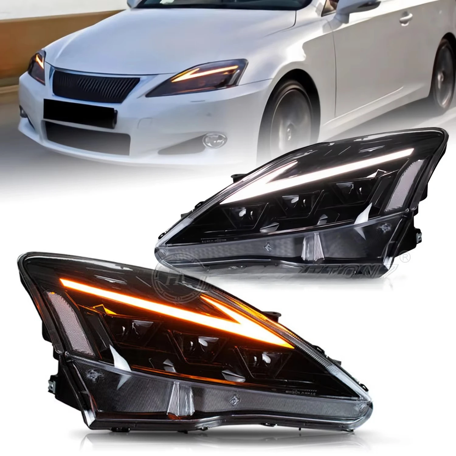 Suitable for HCMOTIONZ LED LED Headlights DRL Start up Animation IS250 IS350 C ISF IS 220d Car Assembly Front Lamp for Lexus IS
Suitable for HCMOTIONZ LED LED Headlights DRL Start up Animation IS250 IS350 C ISF IS 220d Car Assembly Front Lamp for Lexus IS