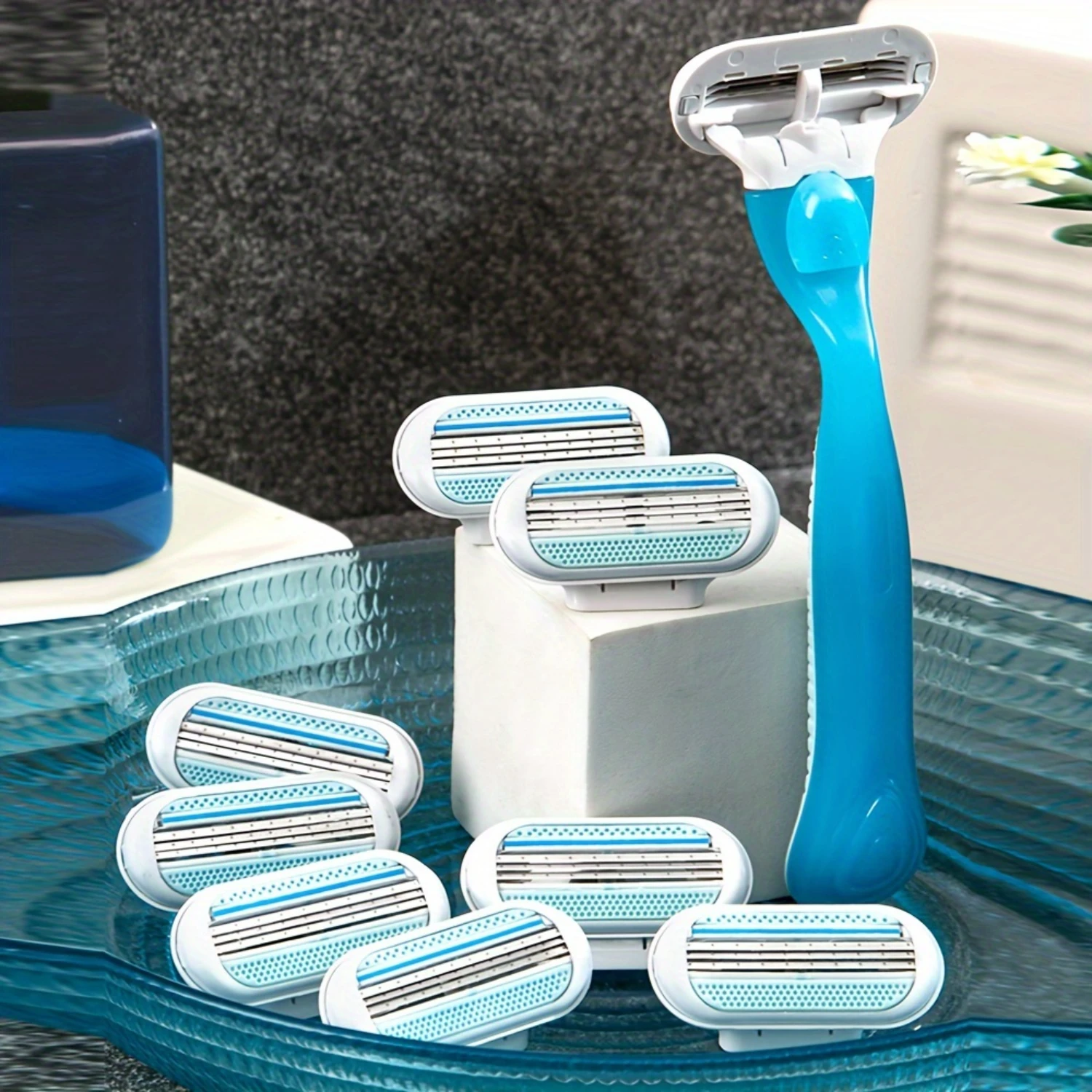 Precision Womens Hair Removal Kit - Safe & Painless Manual Tool, 8 Interchangeable Blades, 3-Layer Stainless Steel, Non-Slip Erg
Precision Womens Hair Removal Kit - Safe & Painless Manual Tool, 8 Interchangeable Blades, 3-Layer Stainless Steel, Non-Slip Erg