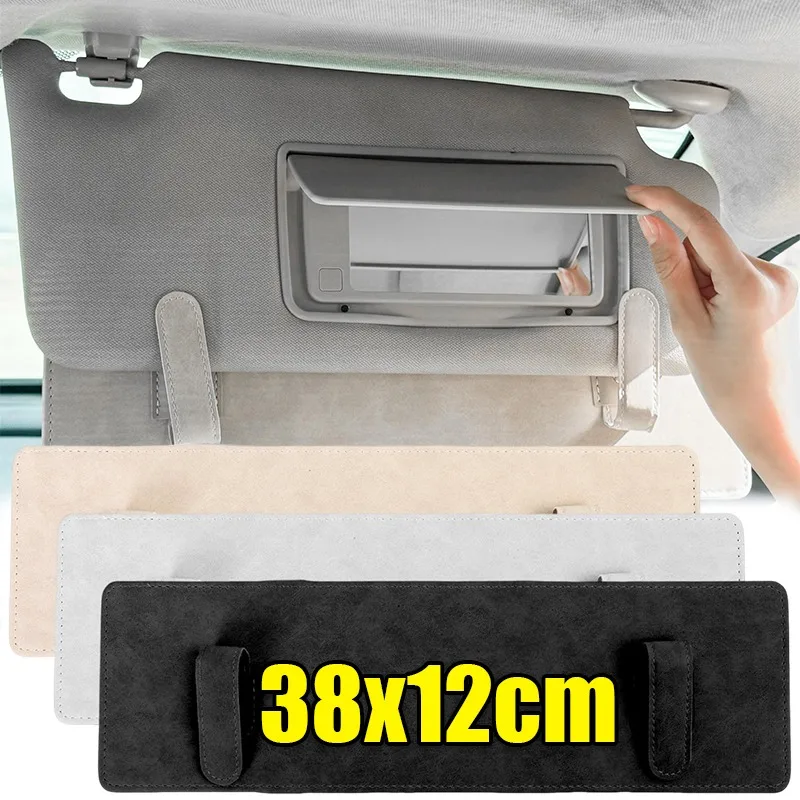 Универсальный автомобильный солнцезащитный козырек-удлинитель из искусственной кожи, блокирующий солнечный свет, антибликовый, для защиты от ультрафиолета, аксессуары для водителя и пассажира
Универсальный автомобильный солнцезащитный козырек-удлинитель из искусственной кожи, блокирующий солнечный свет, антибликовый, для защиты от ультрафиолета, аксессуары для водителя и пассажира