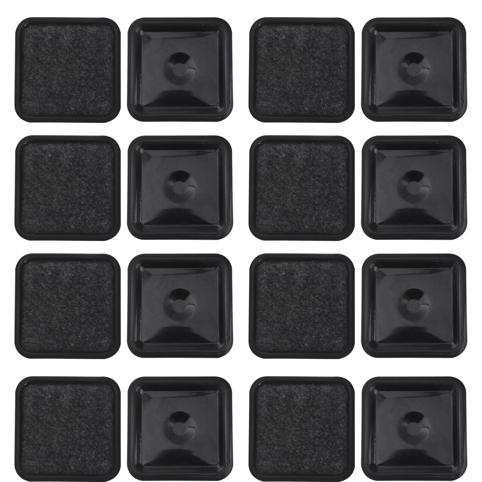 16 Pcs Furniture Caster Cups Square Design Chairs Beds Sofas Desks Plastic Felt Bottom Anti Sliding Wheel Stoppers Floor
16 Pcs Furniture Caster Cups Square Design Chairs Beds Sofas Desks Plastic Felt Bottom Anti Sliding Wheel Stoppers Floor