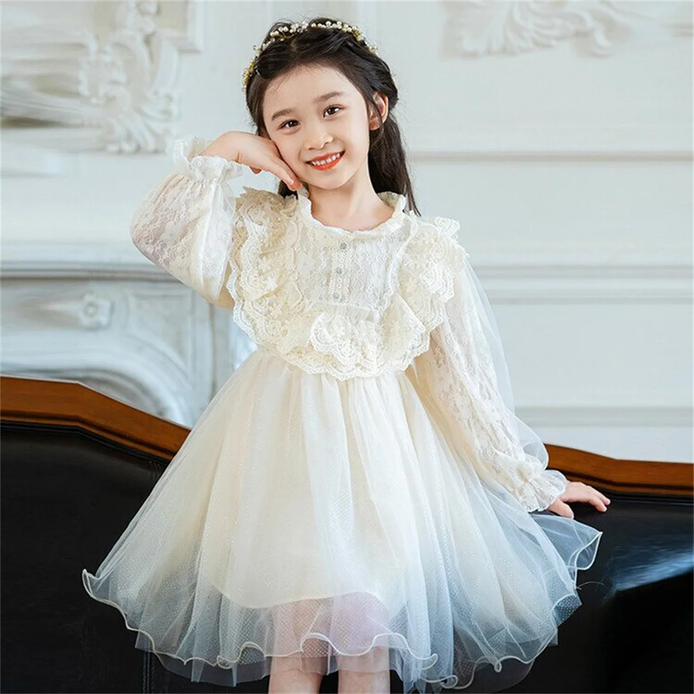 6602 Fashionable Girl's Dress Mesh Fluffy Skirt Children's Long Sleeved Dress Petal Sleeve Princess Skirt 17604
6602 Fashionable Girl's Dress Mesh Fluffy Skirt Children's Long Sleeved Dress Petal Sleeve Princess Skirt 17604