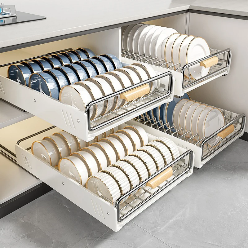 Pull-out Dish Rack With Wooden Handle And Drain Tray Spice Box Storage Rack Cabinets Organizer Kitchen Storage Rack
Pull-out Dish Rack With Wooden Handle And Drain Tray Spice Box Storage Rack Cabinets Organizer Kitchen Storage Rack