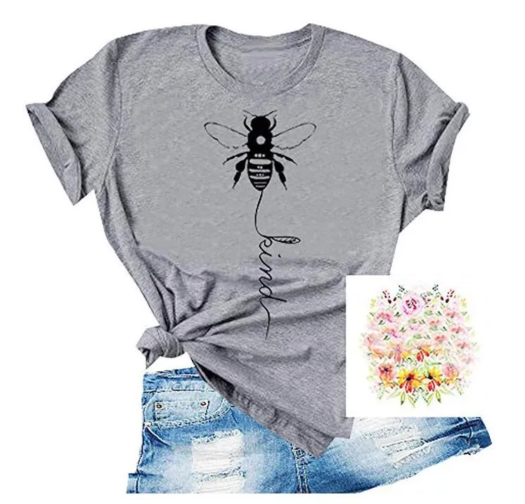 Bee Kind Tshirt Women Casual Letter O-neck Graphic Tees Aesthetic 90s Graphic Tops Punk Christmas Shirt 2022 XXL Japanese Tee
Bee Kind Tshirt Women Casual Letter O-neck Graphic Tees Aesthetic 90s Graphic Tops Punk Christmas Shirt 2022 XXL Japanese Tee