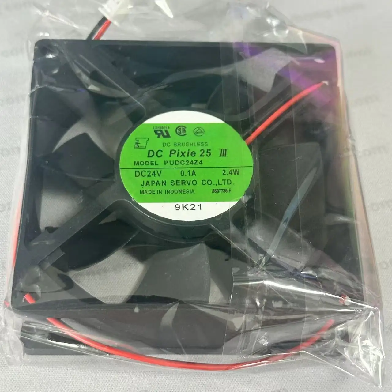 Japan Servo PUDC24Z4 DC 24V 0.1A 2.4W 80X80X25mm 2-Wire Server Cooling Fan
Japan Servo PUDC24Z4 DC 24V 0.1A 2.4W 80X80X25mm 2-Wire Server Cooling Fan