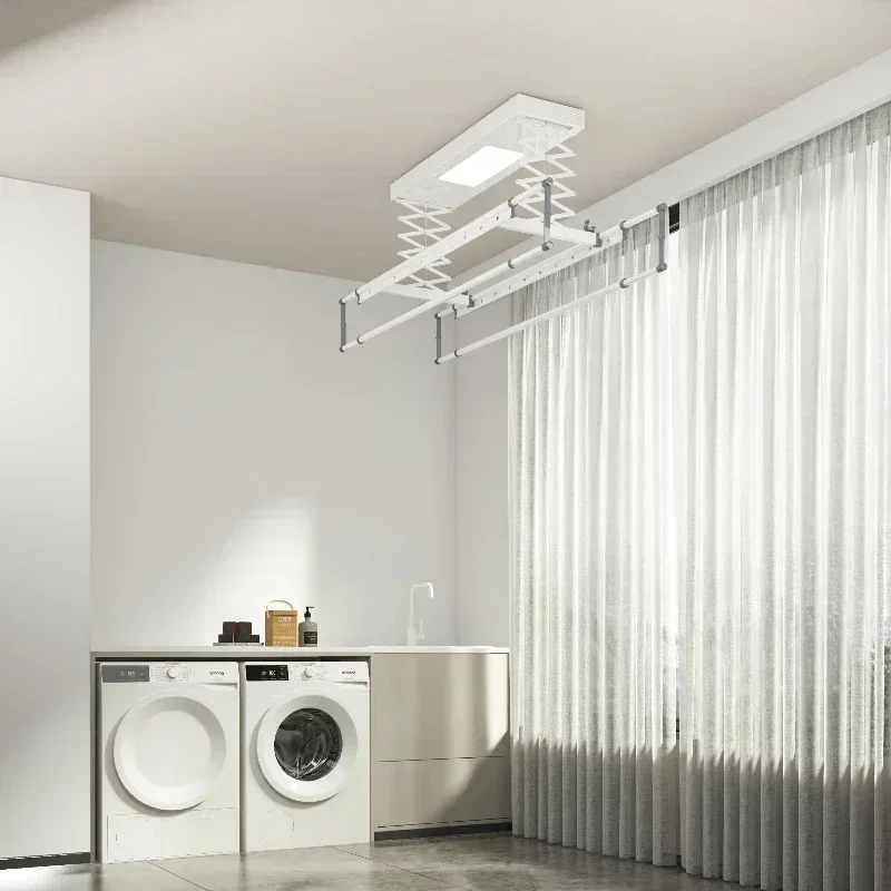Multifunctional intelligent remote control electric ceiling laundry electric automatic folding hanger drying rack Hot sales
Multifunctional intelligent remote control electric ceiling laundry electric automatic folding hanger drying rack Hot sales