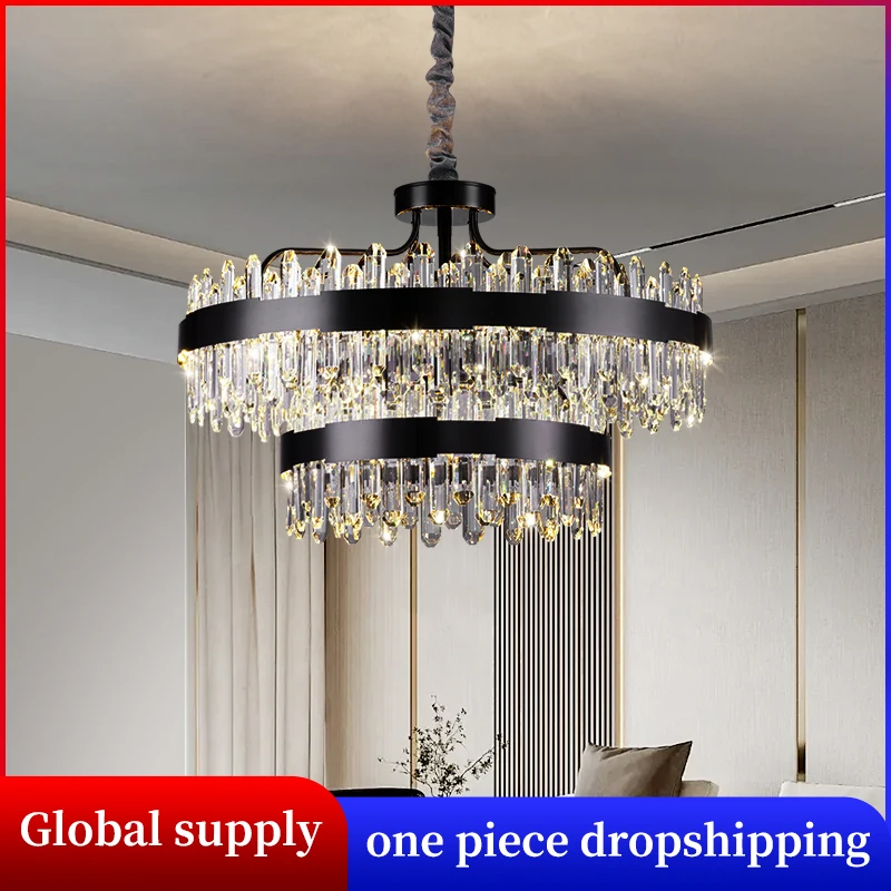 Скандинавская потолочная люстра для гостиной, хрустальный подвесной светильник для столовой, подвесной светильник, осветительный прибор
Скандинавская потолочная люстра для гостиной, хрустальный подвесной светильник для столовой, подвесной светильник, осветительный прибор