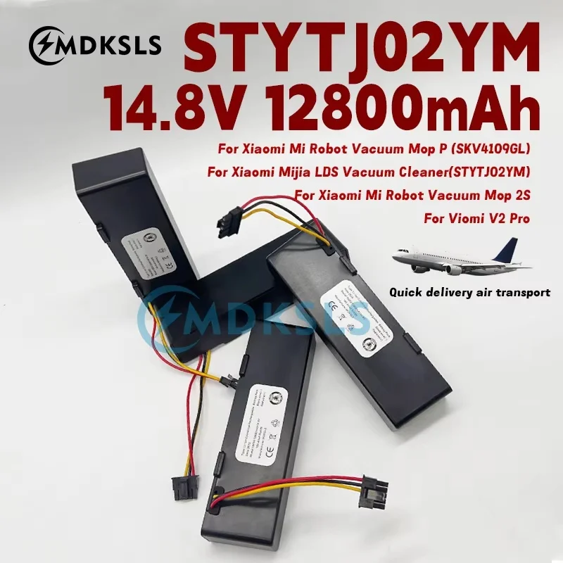 New Original 14.8V 12800mAh STYTJ02YM for Xiaomi Mijia LDS Vacuum Cleaner,Mi Robot Vacuum-Mop,Mi Robot Vacuum-Mop 2S/Haier JX37
New Original 14.8V 12800mAh STYTJ02YM for Xiaomi Mijia LDS Vacuum Cleaner,Mi Robot Vacuum-Mop,Mi Robot Vacuum-Mop 2S/Haier JX37