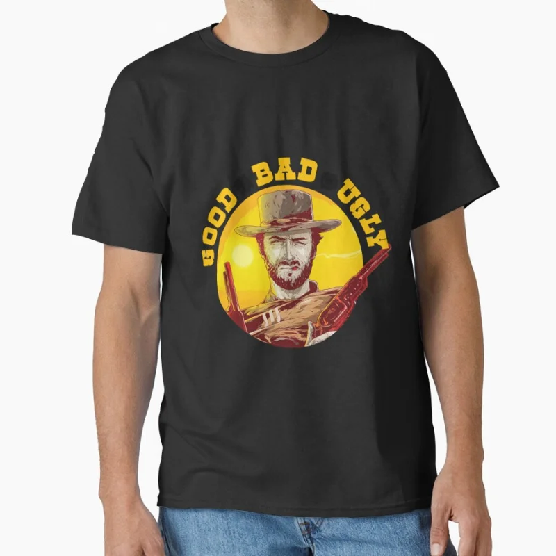 Vintage film A Fistful of Dollars Cowboy movie Eastwood Retro Gift t shirt for men Large size Tops 100% cotton printed Clothes
Vintage film A Fistful of Dollars Cowboy movie Eastwood Retro Gift t shirt for men Large size Tops 100% cotton printed Clothes