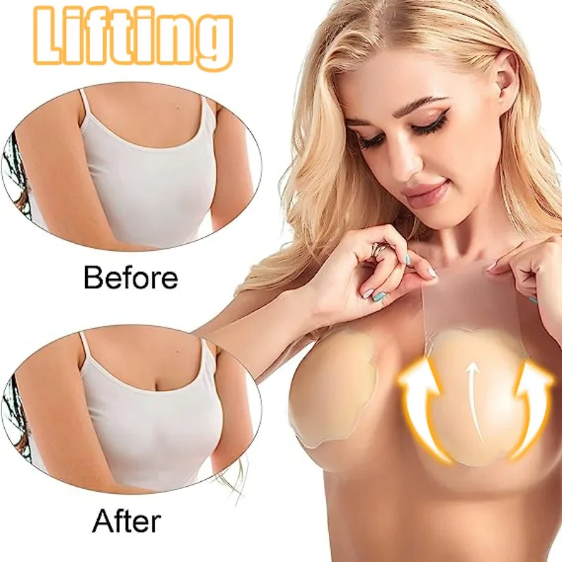 2pcs Reusable Self Adhesive Breast Petals Women Silicone Nipple Cover Bra Pasties Invisible Chest Pads Mat Stickers Accessories
2pcs Reusable Self Adhesive Breast Petals Women Silicone Nipple Cover Bra Pasties Invisible Chest Pads Mat Stickers Accessories