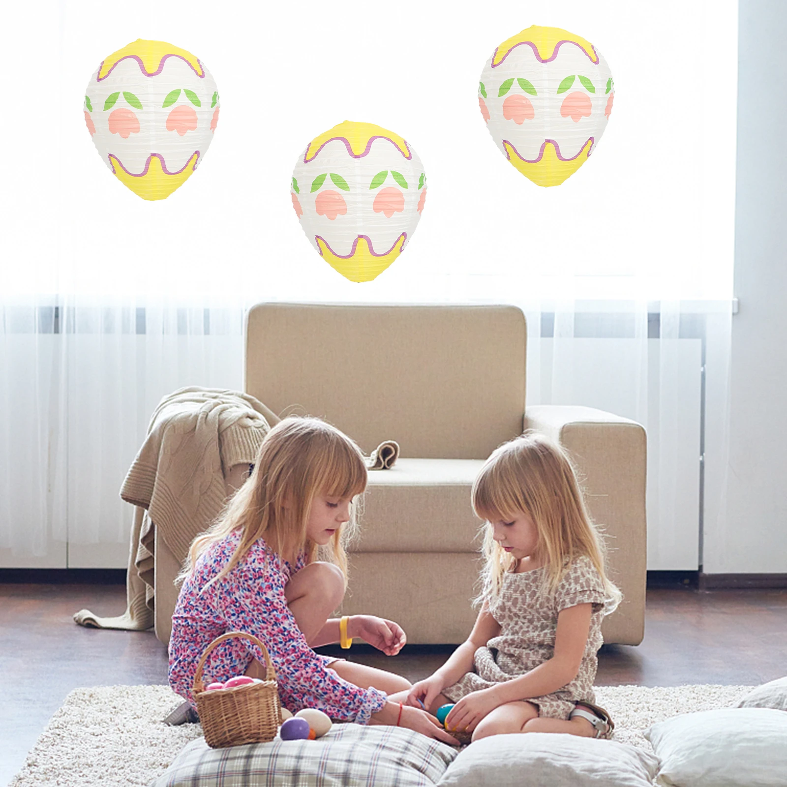 Easter Egg Lantern Paper Scene Iron Pendant Lights Hanging Props Decorative Festive Creative Safe Kids Gift Party Desktop
Easter Egg Lantern Paper Scene Iron Pendant Lights Hanging Props Decorative Festive Creative Safe Kids Gift Party Desktop