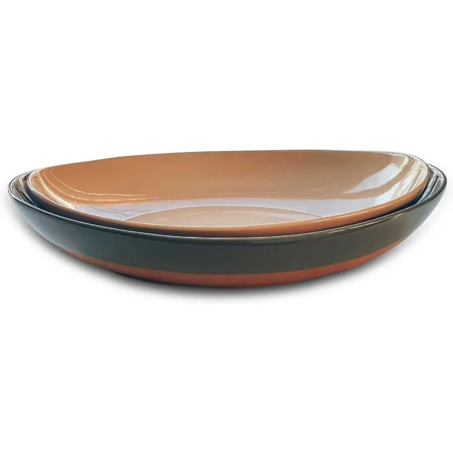 Большие сервировочные миски — набор из 2-х овальных тарелок для развлечения. Современная кухонная посуда для ужина, фруктов, салата, индейки и т. д. Духовка,
Большие сервировочные миски — набор из 2-х овальных тарелок для развлечения. Современная кухонная посуда для ужина, фруктов, салата, индейки и т. д. Духовка,