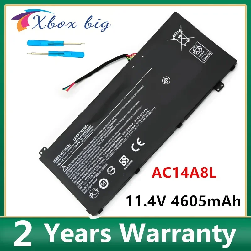 Аккумуляторная батарея для ноутбука AC14A8L для Acer Aspire VN7-591 VN7-591G MS2391 VN7-791G KT.0030G.001 11,4 V 4605mAh
Аккумуляторная батарея для ноутбука AC14A8L для Acer Aspire VN7-591 VN7-591G MS2391 VN7-791G KT.0030G.001 11,4 V 4605mAh