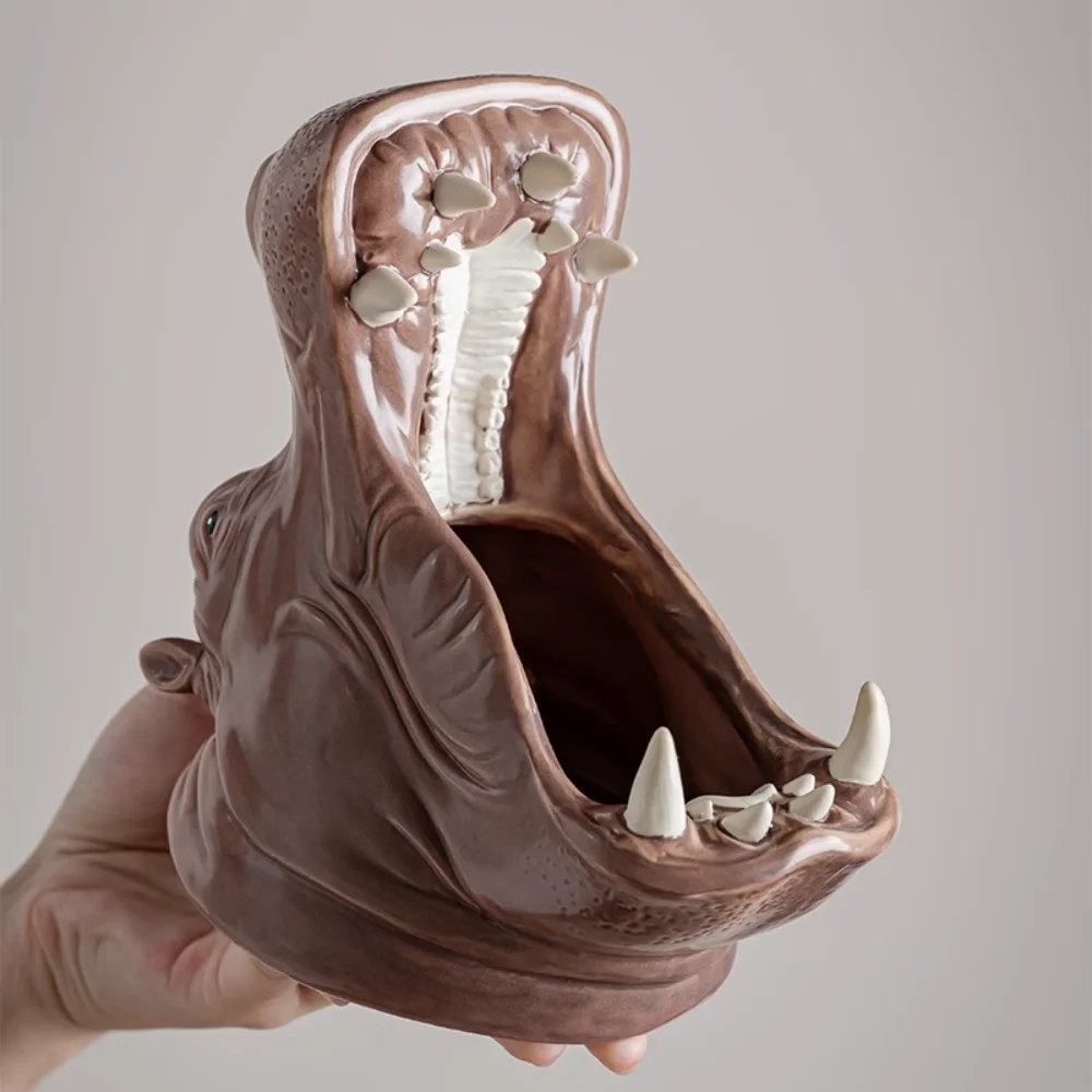 Hippopotamus Shaped French Fries Plate Ceramic Food Boats French Fry Cup Holder For Restaurant Party Home
Hippopotamus Shaped French Fries Plate Ceramic Food Boats French Fry Cup Holder For Restaurant Party Home