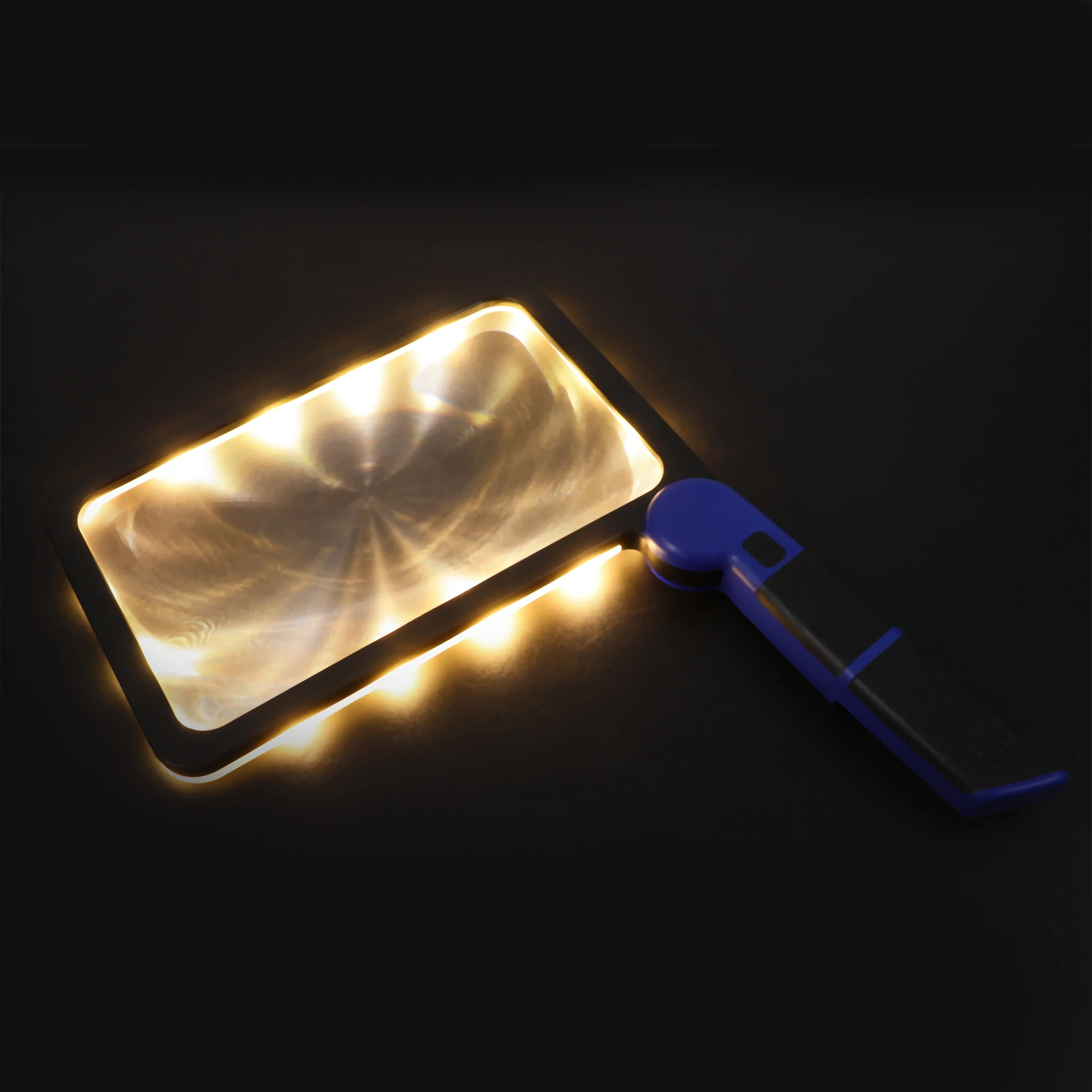 LED Foldable Plastic Reading Magnifier Handheld Lighted Large Magnifying Tool for Seniors Books Low Vision Use
LED Foldable Plastic Reading Magnifier Handheld Lighted Large Magnifying Tool for Seniors Books Low Vision Use