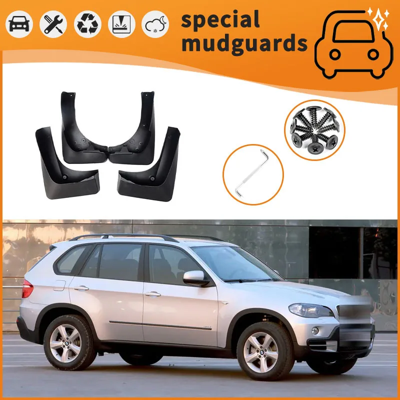 For BMW X5 08-21 models Mudguards Fender Mudflaps Front Rear Flares Splash Guards Cover Car Accessorie
For BMW X5 08-21 models Mudguards Fender Mudflaps Front Rear Flares Splash Guards Cover Car Accessorie